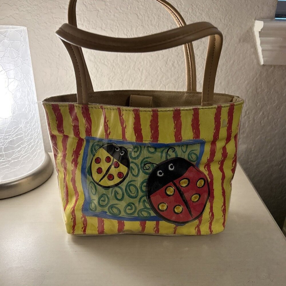 Rolfs Lady Bug Purse 6 1/2" X 10"